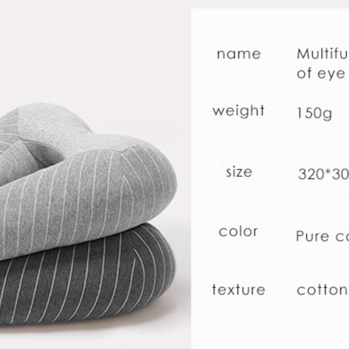 Travel Pillow With Eye Mask