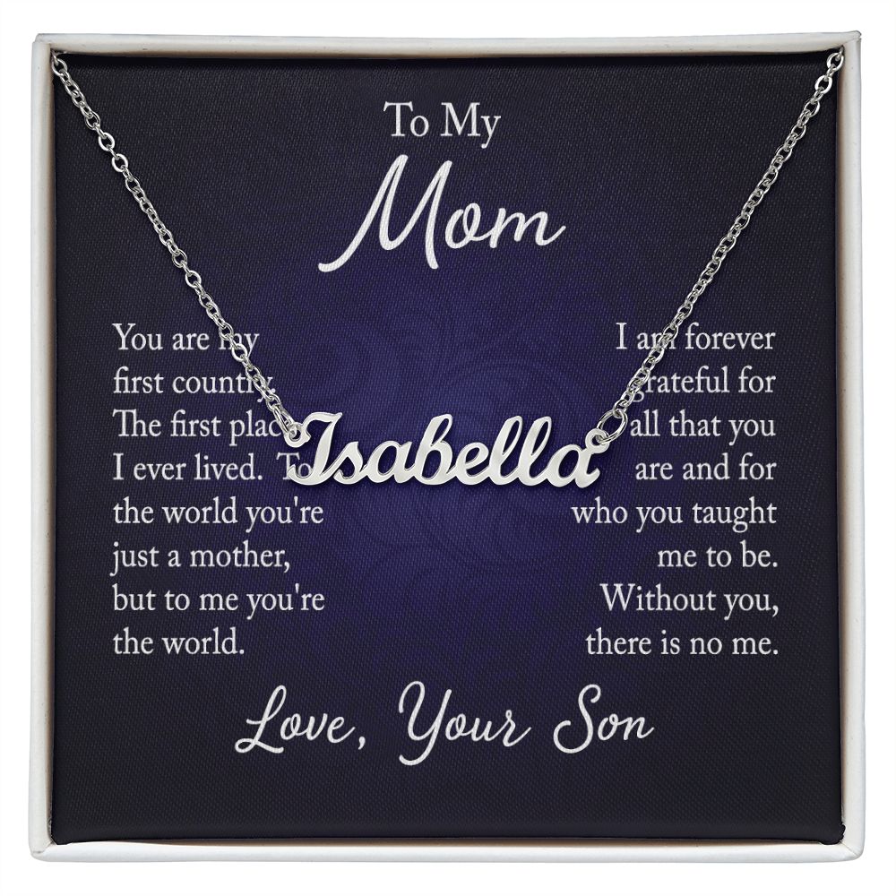 Custom Name Necklace For Mom 2