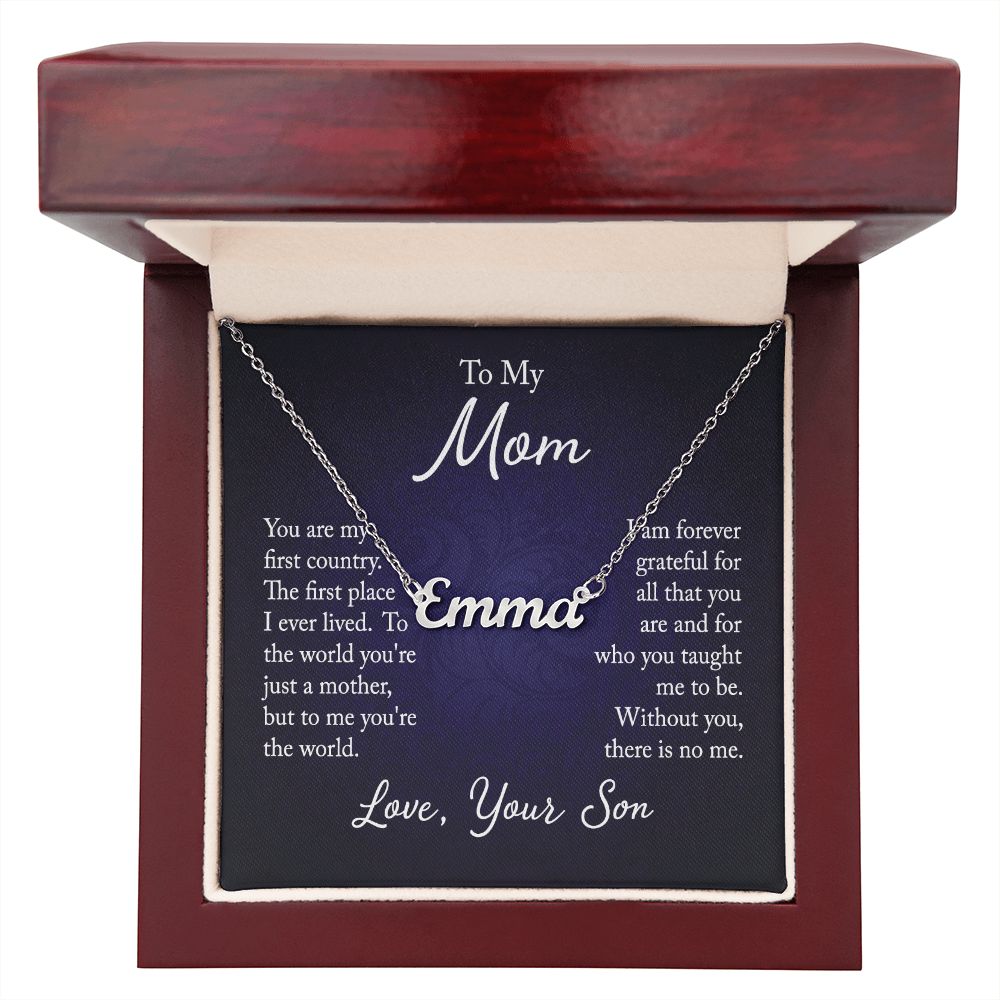Custom Name Necklace For Mom 2