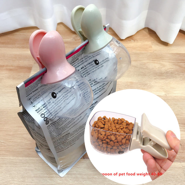 Pet Food Spoon and Bag Clip